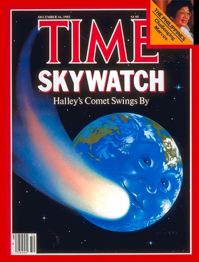 TIME Magazine Cover: Halley's Comet -- Dec. 16, 1985