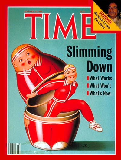 TIME Magazine Cover: Shedding Weight -- Jan. 20, 1986