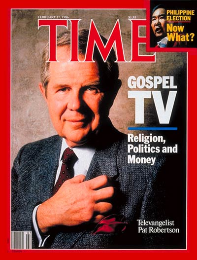 TIME Magazine Cover: Pat Robertson -- Feb. 17, 1986