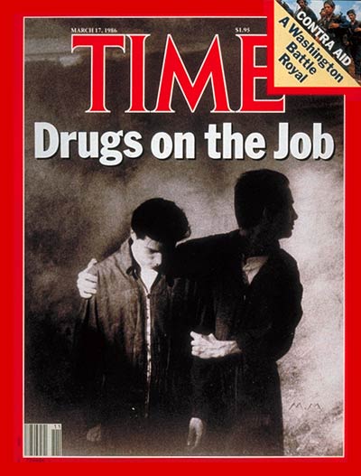 TIME Magazine Cover: Drugs at Work -- Mar. 17, 1986