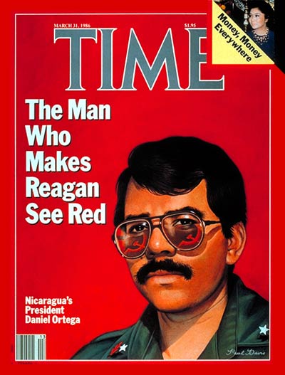 TIME Magazine Cover: Daniel Ortega -- Mar. 31, 1986