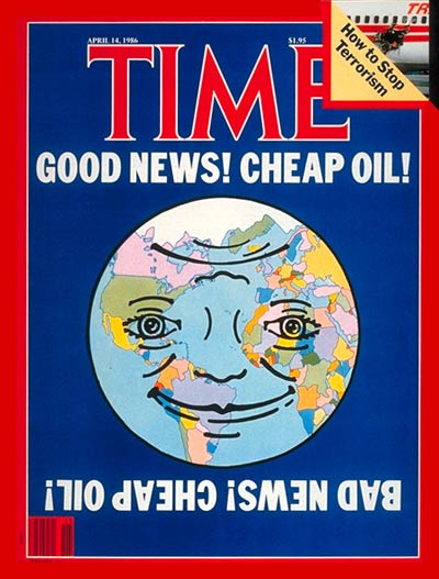 TIME Magazine Cover: Cheap Oil -- Apr. 14, 1986