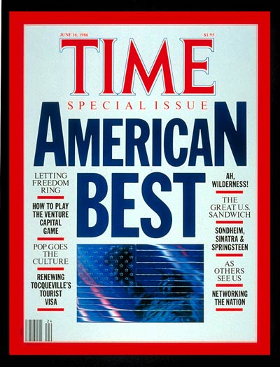 TIME Magazine Cover: Special Issue: Best of America -- June 16, 1986