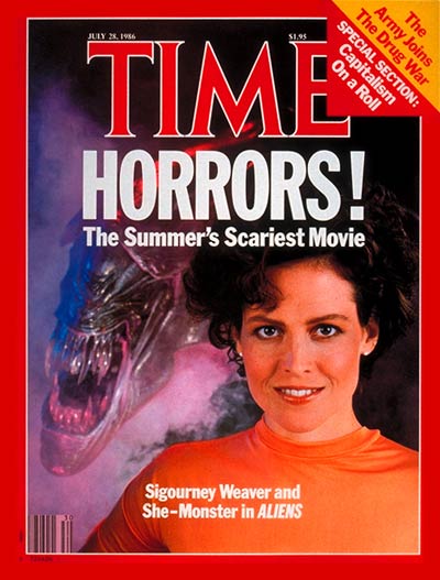 TIME Magazine Cover: Sigourney Weaver -- July 28, 1986