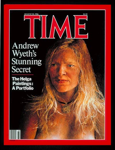 TIME Magazine Cover: Andrew Wyeth's 'Helga' -- Aug. 18, 1986
