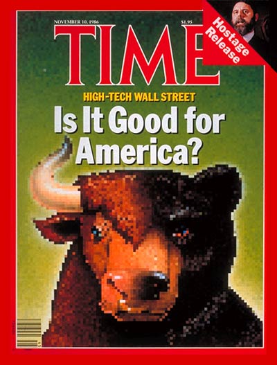 TIME Magazine Cover: High-Tech Wall Street -- Nov. 10, 1986