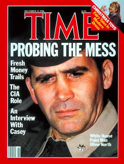 TIME Magazine Cover: Liet. Col. Oliver North -- Dec. 22, 1986
