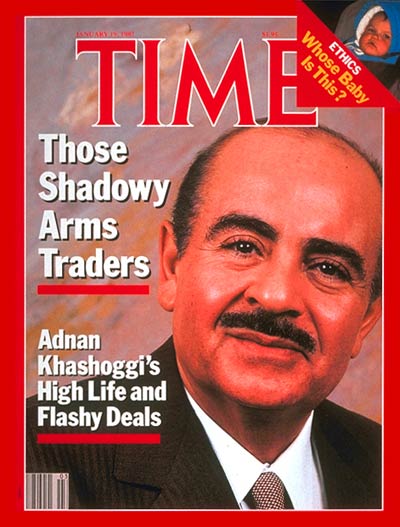 TIME Magazine Cover: Adnan Khashoggi -- Jan. 19, 1987