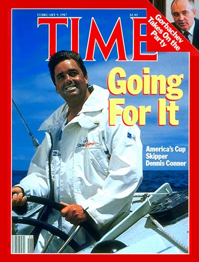 TIME Magazine Cover: Dennis Conner -- Feb. 9, 1987