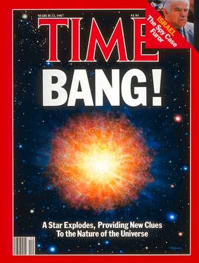 TIME Magazine Cover: The Nature of the Universe -- Mar. 23, 1987