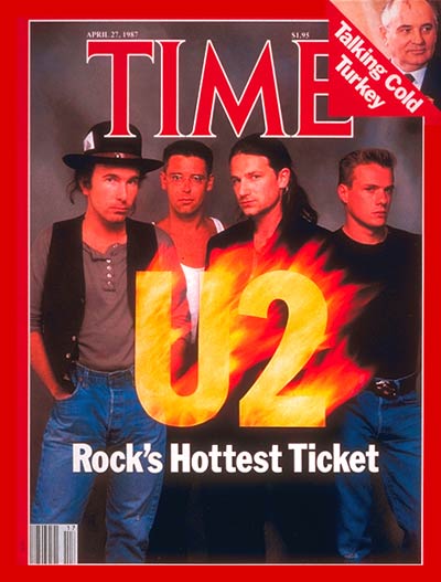 TIME Magazine Cover: U2 -- Apr. 27, 1987