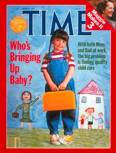 TIME Magazine Cover: Child Care -- June 22, 1987
