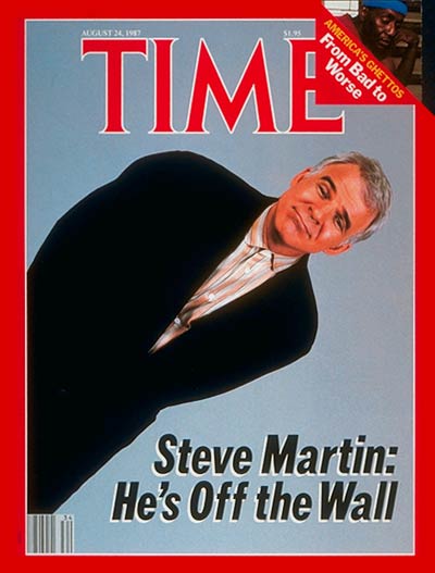 TIME Magazine Cover: Steve Martin -- Aug. 24, 1987