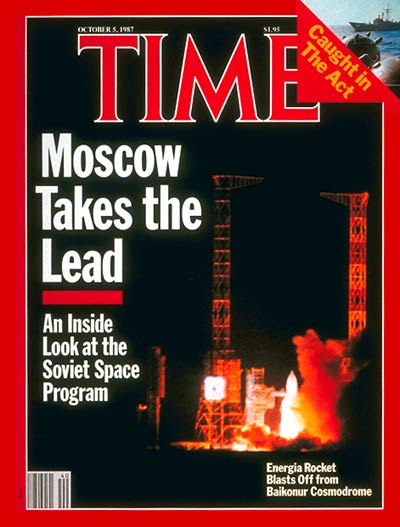 TIME Magazine Cover: Soviet Space Program -- Oct. 5, 1987