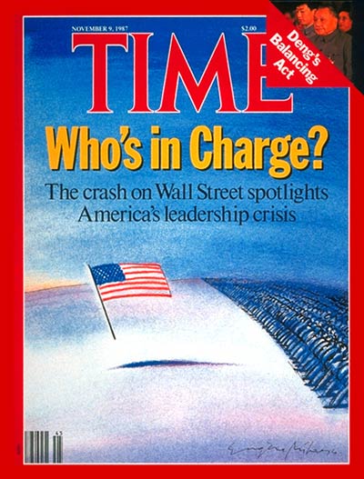 TIME Magazine Cover: America's Leadership Crisis -- Nov. 9, 1987