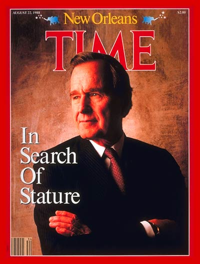TIME Magazine Cover: George Bush -- Aug. 22, 1988