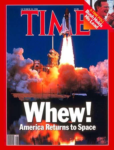 TIME Magazine Cover: U.S. Returns to Space -- Oct. 10, 1988