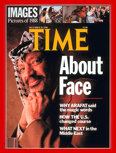 TIME Magazine Cover: Yasser Arafat -- Dec. 26, 1988