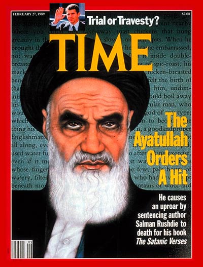 TIME Magazine Cover: Ayatullah Khomeini -- Feb. 27, 1989