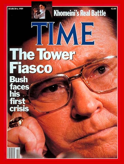 TIME Magazine Cover: John Tower -- Mar. 6, 1989