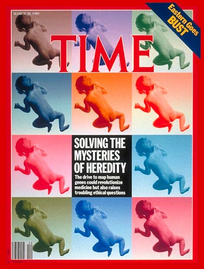 TIME Magazine Cover: Mapping Human Genes -- Mar. 20, 1989