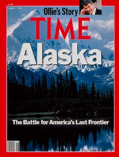 Alaska. Inset: Oliver North by Robert Trippett.