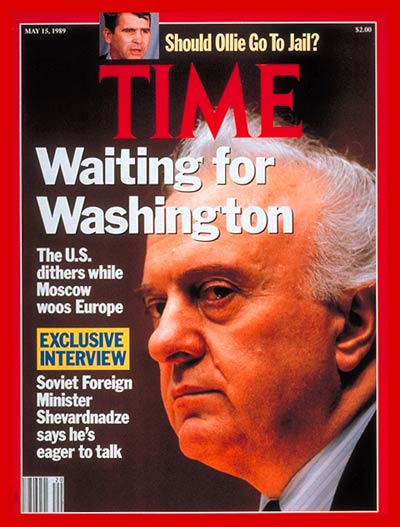 TIME Magazine Cover: Eduard Shevardnadze -- May 15, 1989