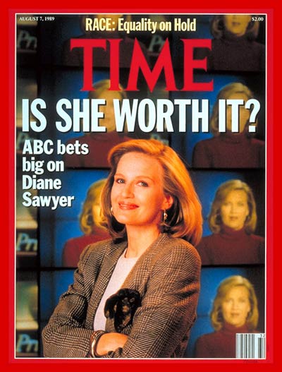 Is She Worth It?' news anchor Diane Sawyer.