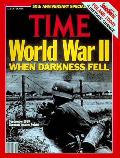 TIME Magazine Cover: 50th Anniversary of World War II - Aug. 28, 1989 - World War II Special Issues - Military Anniversaries