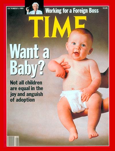 TIME Magazine Cover: Adoption -- Oct. 9, 1989