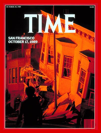 TIME Magazine Cover: San Francisco Earthquake -- Oct. 30, 1989
