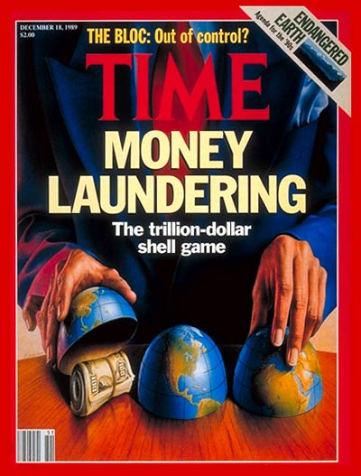 TIME Magazine Cover: Money Laundering -- Dec. 18, 1989