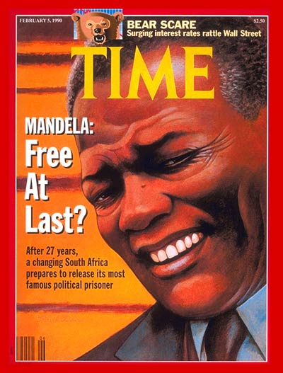 South African political prisoner Nelson Mandela