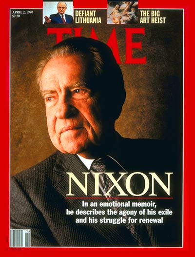 TIME Magazine Cover: Richard Nixon -- Apr. 2, 1990