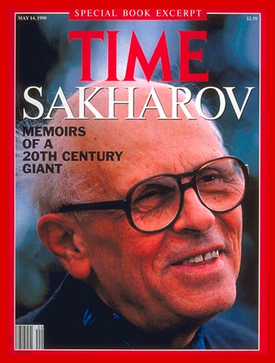 TIME Magazine Cover: Andrei Sakharov -- May 14, 1990