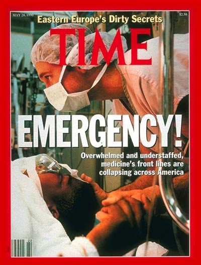 TIME Magazine Cover: Emergency Rooms -- May 28, 1990