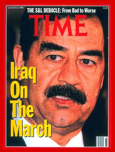 TIME Magazine Cover: Saddam Hussein -- Aug. 13, 1990