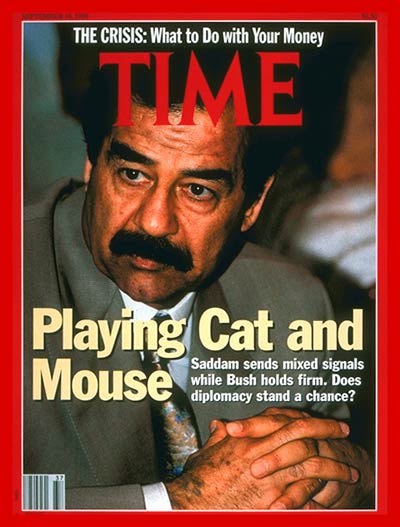 TIME Magazine Cover: Saddam Hussein -- Sep. 10, 1990