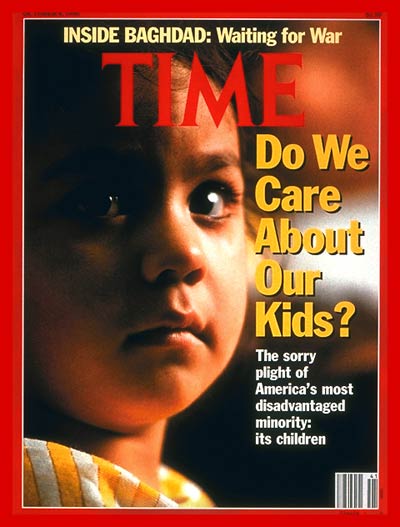 TIME Magazine Cover: America's Children -- Oct. 8, 1990