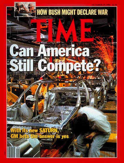 TIME Magazine Cover: GM's Saturn -- Oct. 29, 1990