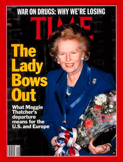 TIME Magazine Cover: Margaret Thatcher -- Dec. 3, 1990