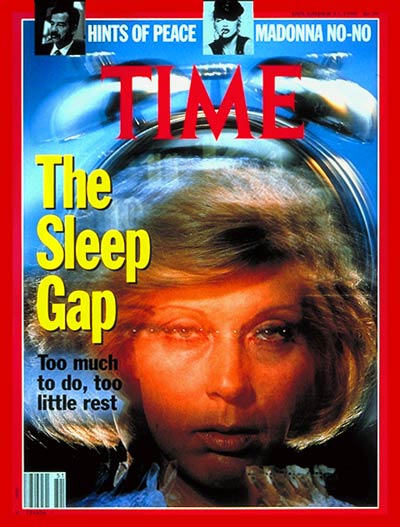 TIME Magazine Cover: Too Little Rest -- Dec. 17, 1990