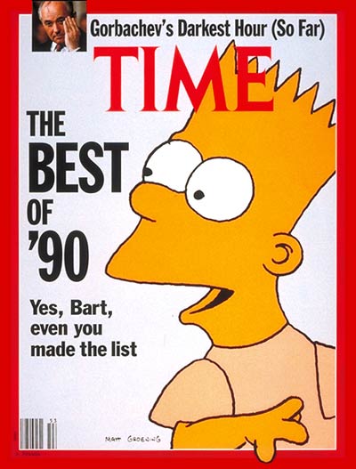 TIME Magazine Cover: Bart Simpson -- Dec. 31, 1990