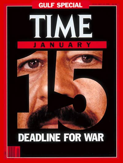 TIME Magazine Cover: Saddam Hussein -- Jan. 21, 1991