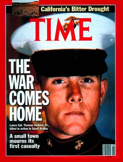 America's First Casualty,  Lance Cpl. Thomas Jenkins