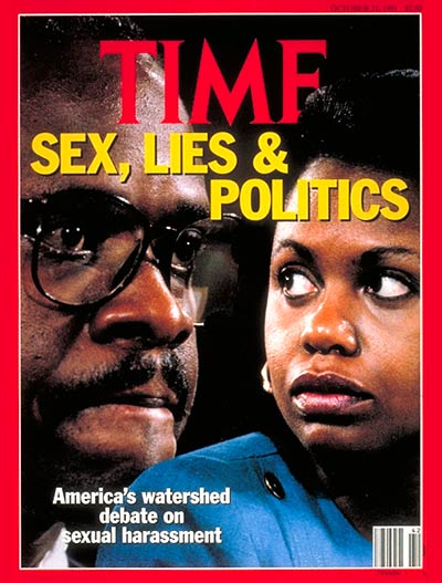 TIME Magazine Cover: Anita Hill & Clarence Thomas -- Oct. 21, 1991