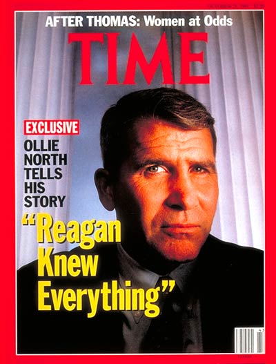 TIME Magazine Cover: Oliver North -- Oct. 28, 1991