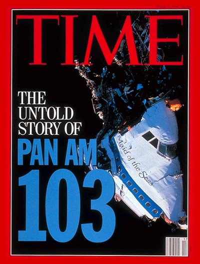 TIME Magazine Cover: Pan Am 103 -- Apr. 27, 1992