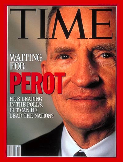 TIME Magazine Cover: H. Ross Perot -- May 25, 1992