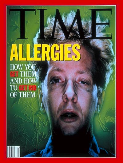 TIME Magazine Cover: Allergies -- June 22, 1992